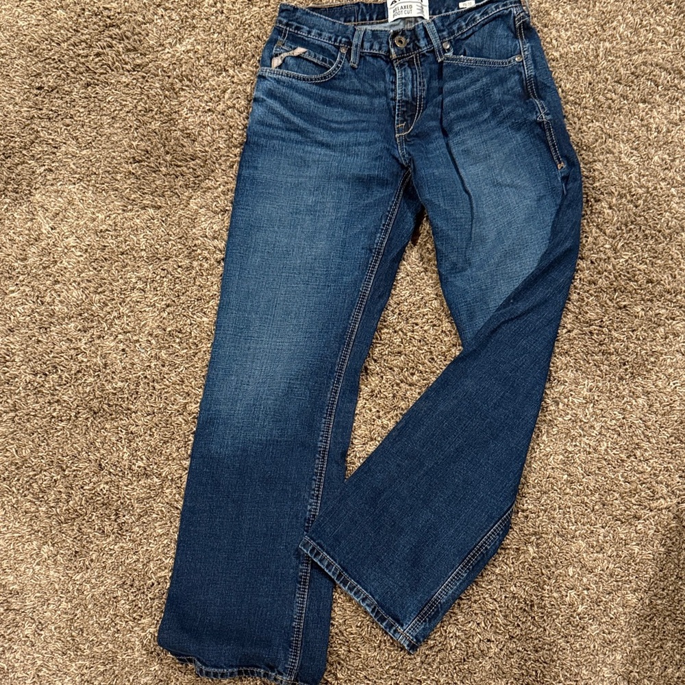 Ariat Men's Bootcut Jeans in Deep Blue